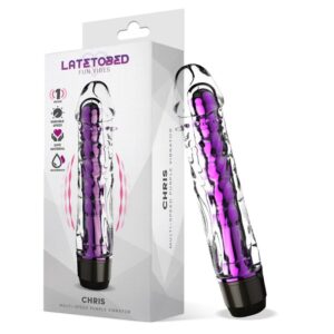 Chris Vibrador Multi-velocidad Púrpura