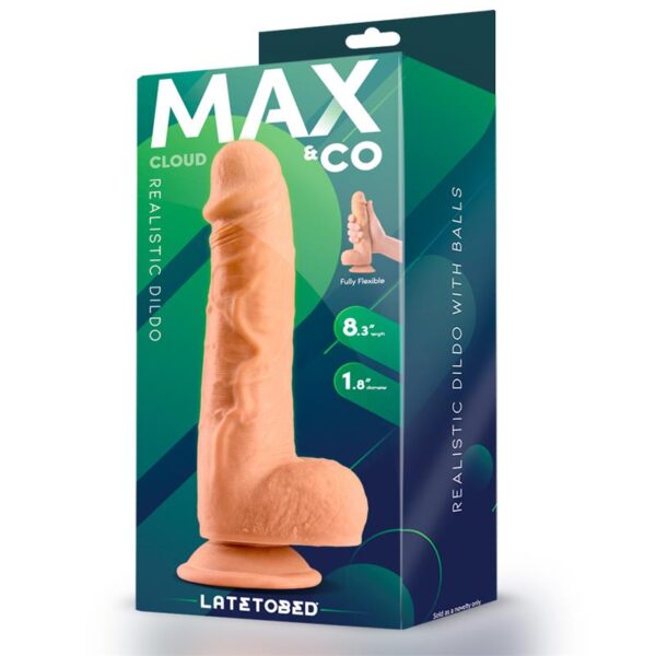 Cloud Dildo Realista Con Testículos 8.3 Natural - Imagen 4