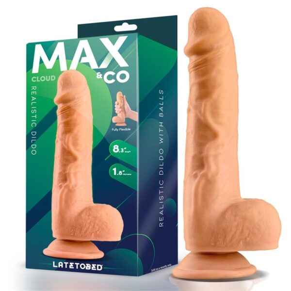 Cloud Dildo Realista Con Testículos 8.3 Natural