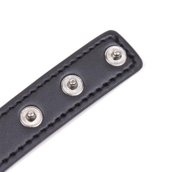 Collar Con Aro En Forma DE Corazón Ajustable 41.5 Cm Negro - Imagen 7