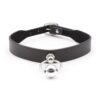 Collar Con Aro Y Cascabel Negro
