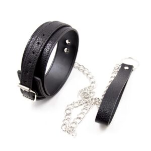 Collar Con Correa DE Patrón DE Serpiente