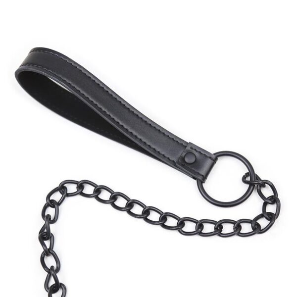 Collar Con Correa Negro - Imagen 6