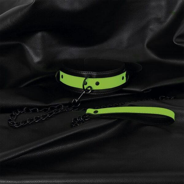 Collar Con Correa Que Brilla En LA Oscuridad - Imagen 2