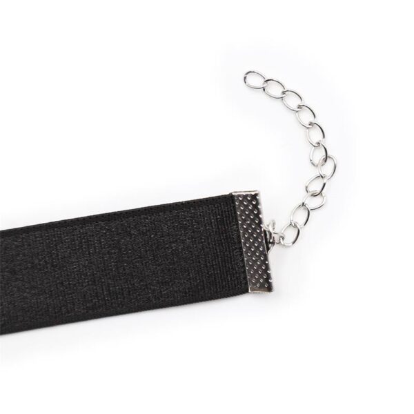 Collar Con Lazo Y Cascabel 36 Cm Negro L - Imagen 6