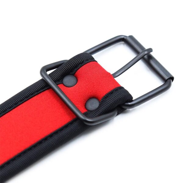 Collar DE Neopreno Ajustable Rojo - Imagen 4