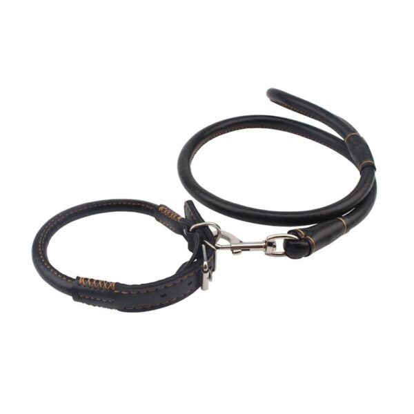 Collar Y Correa Sexy Slave Negro - Imagen 3