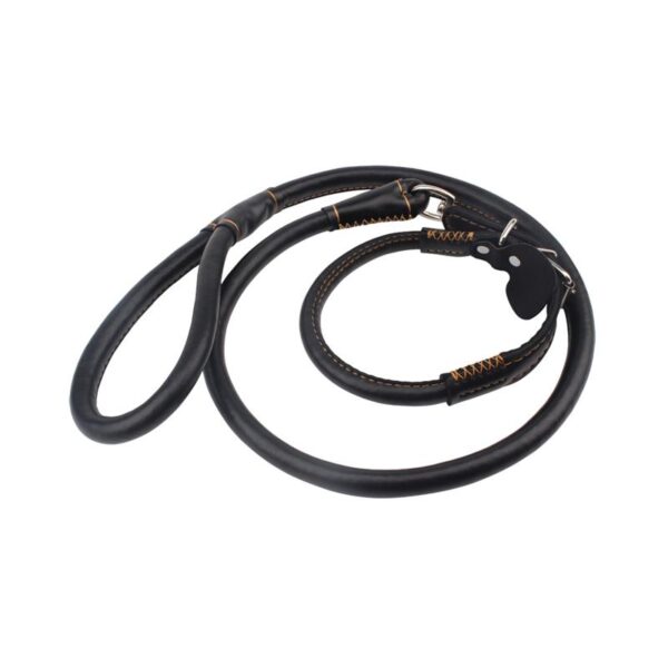 Collar Y Correa Sexy Slave Negro - Imagen 4