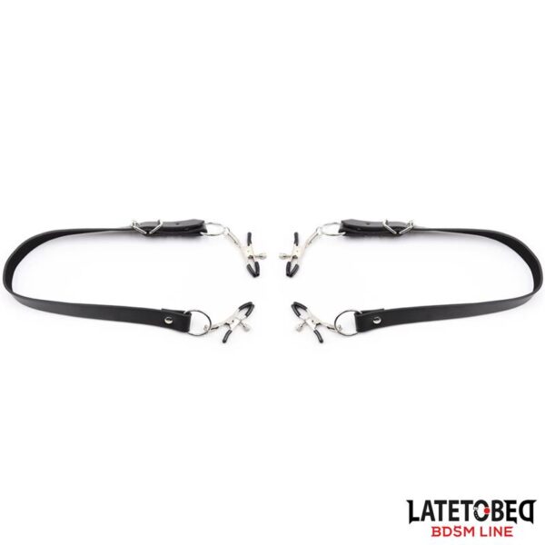 Correas DE Bondage Para Piernas Con Pinzas Para Clítoris