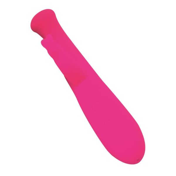 Cotton Vibrador Punto G Y Conejito Usb Silicona Fuchsia - Imagen 6