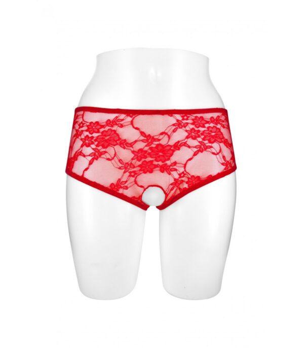Culotte Rojo Abierto Amanda Talla Única - Imagen 2