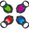 Darkblack Anillo Vibrador Con Led Control Remoto Usb Silicona - Imagen 5