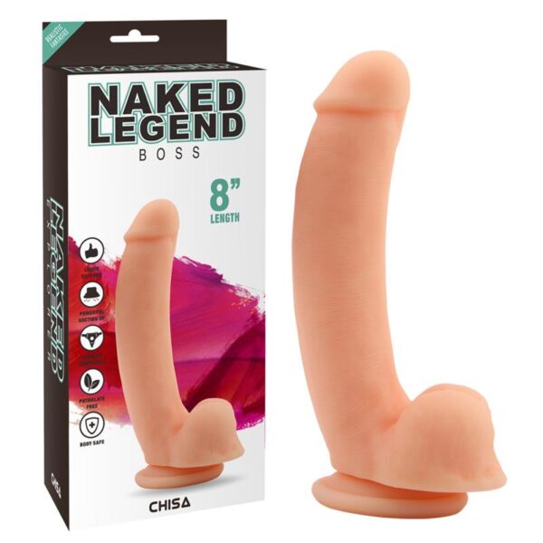 Dildo Boss 20.5 X 4.1 Cm Silicona Natural