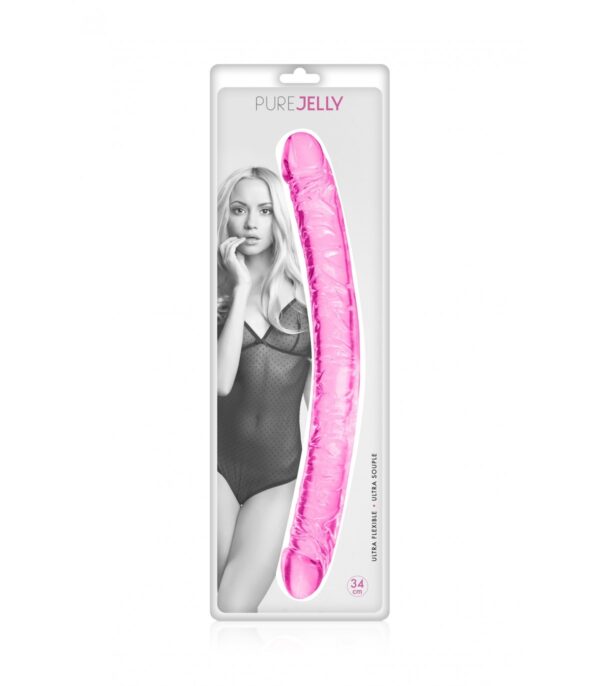 Dildo Doble Rosa 34 Cm - Imagen 2