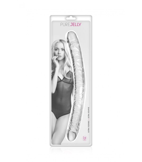 Dildo Doble Transparente 34 Cm - Imagen 2