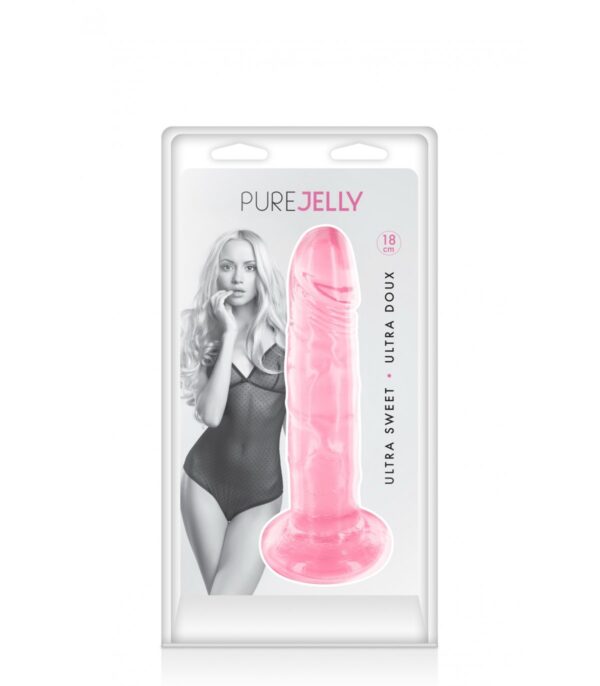 Dildo Jelly L Rosa 18 Cm