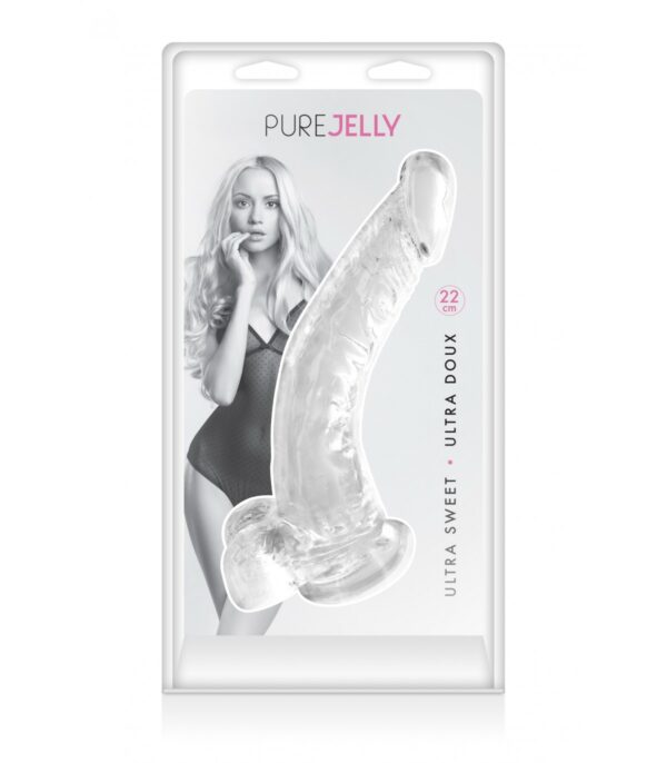 Dildo Jelly Xl Claro 22 Cm