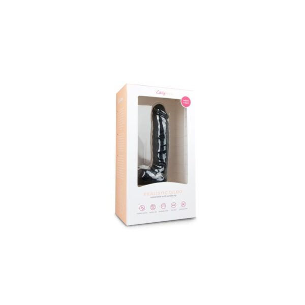 Pene Realístico Negro – 22.5 Cm - Imagen 5