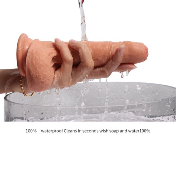 Dildo Silicona Doble Densidad Azazel 18 Cm - Imagen 5