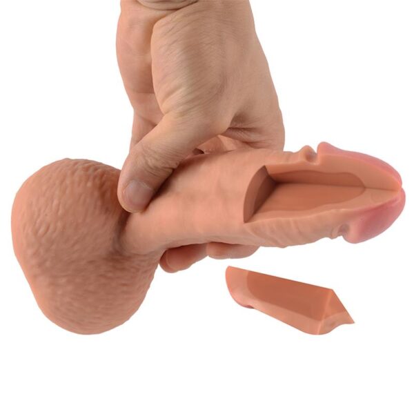 Dildo Silicona Doble Densidad Castiel 19 Cm - Imagen 4