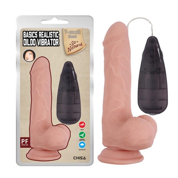 Dildo Vibrador Realista Basics Realistic 7.8