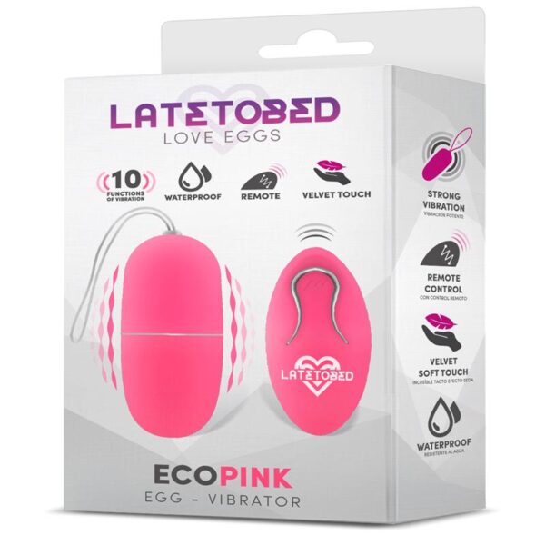 Ecopink Huevo Vibrador Con Control Remoto - Imagen 2