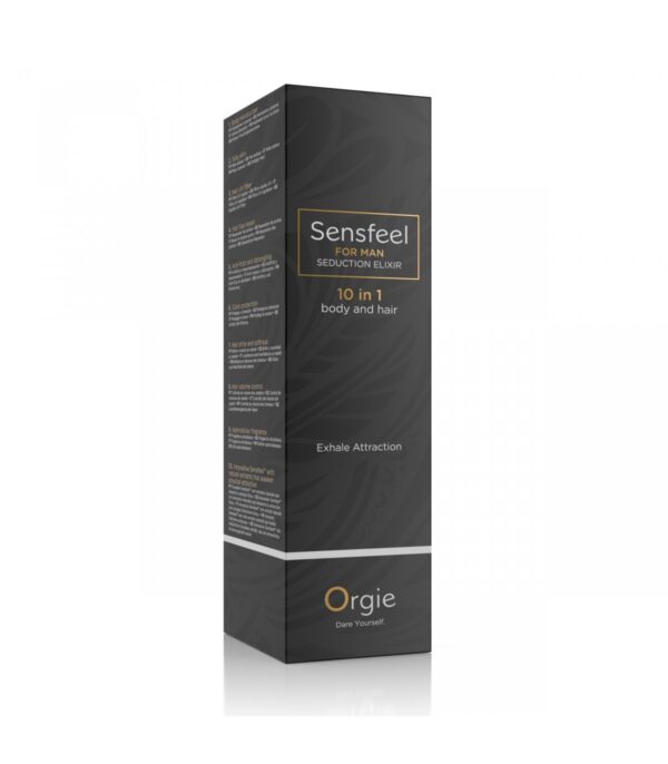 Elixir Feromonas 10 En 1 Hombre Sensfeel Cuerpo Y Pelo 100 Ml - Imagen 2