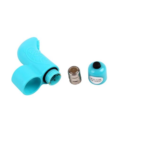 Estimulador Missweet 7.6 X 2.2 Cm Silicona Azul - Imagen 3