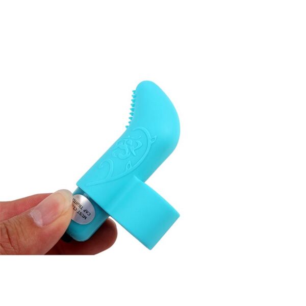 Estimulador Missweet 7.6 X 2.2 Cm Silicona Azul - Imagen 4