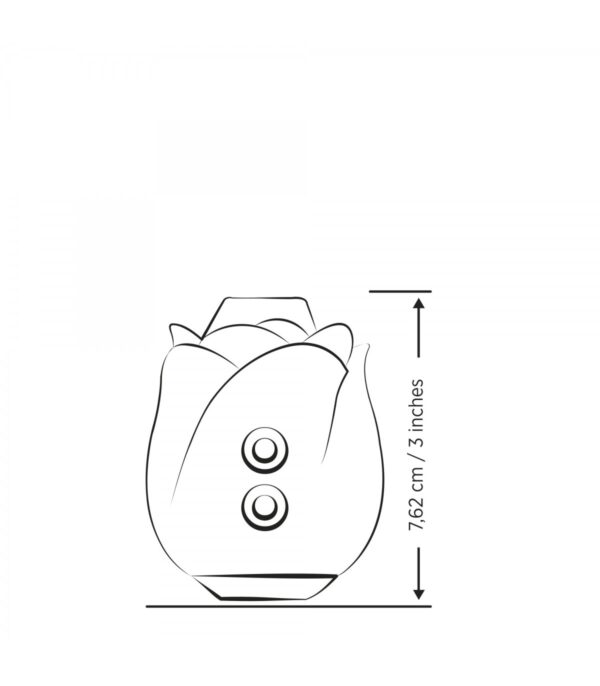Fifty Shades Rose Suction Black - Imagen 5