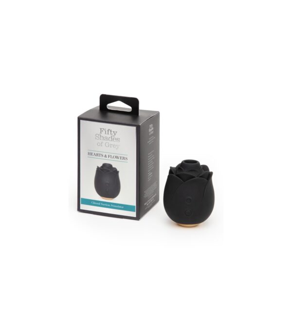 Fifty Shades Rose Suction Black - Imagen 10