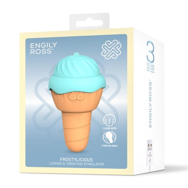Frostylicious Estimulador Con Lengua Estimuladora Y Vibración - Imagen 5