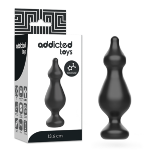 Addicted Toys – Anal Sexual Plug 13.6 Cm Negro