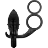 Addicted Toys – Plug Anal Con Anilla Doble Negro - Imagen 2