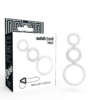 Addicted Toys – Set Anillos Pene Y Testiculos Clear