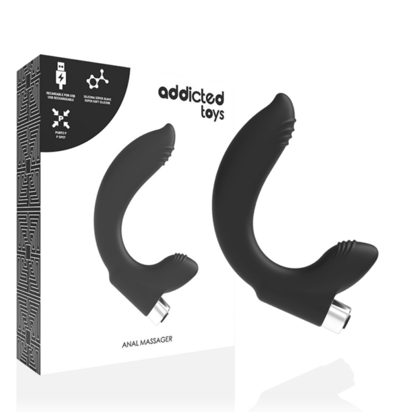 Addicted Toys – Vibrador Prosttico Recargable Model 7 – Negro