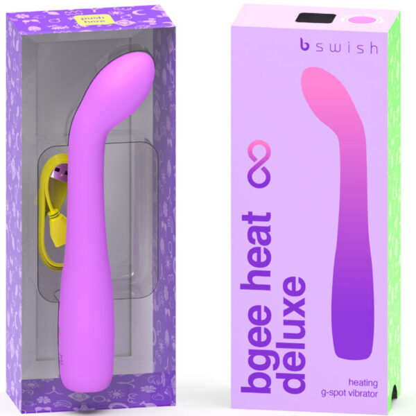 B Swish – Bgee Heat Infinite Deluxe Vibrador Recargable Silicona Lavanda - Imagen 2