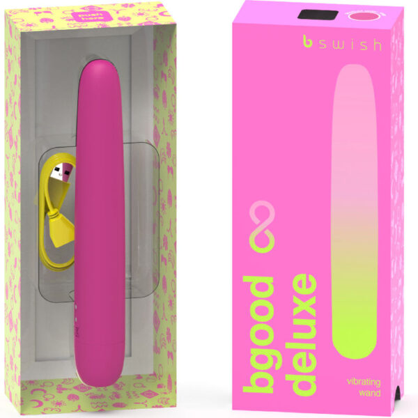 B Swish – Bgood Infinite Deluxe Vibrador Recargable Silicona Rosa - Imagen 2