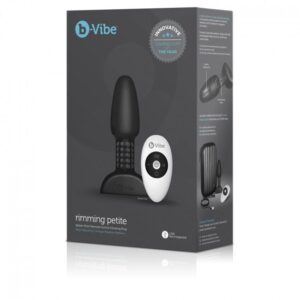 B-vibe – Rimming Control Remoto Anal Plug Petite Negro