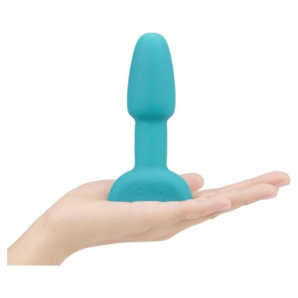 B-vibe – Rimming Control Remoto Anal Plug Petite Teal - Imagen 2