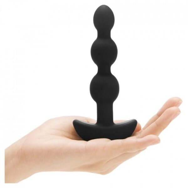B-vibe -triplet Anal Control Remoto Beads Negro - Imagen 2