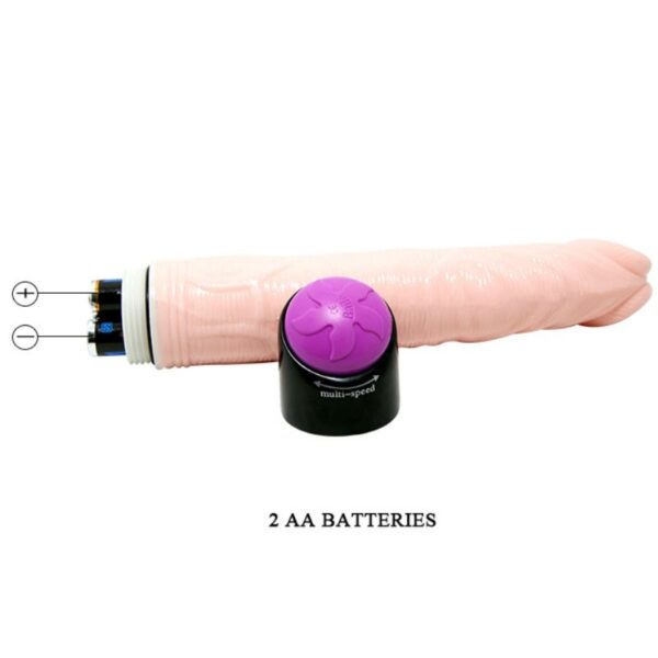 Baile – Adour Club Vibrador Realistico 23 Cm Natural - Imagen 2