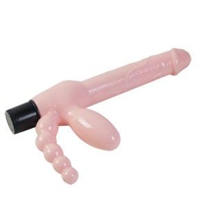Baile – Arnes Sin Cuerda Tpr Con Vibracion Y Estimulacion Anal 25.4cm