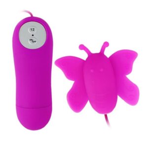 Baile – Estimulador DE Clítoris Mariposa Love Eggs 12 Velocidades Lila Control Remoto