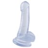 Basix Pene DE Gelatina Succion Transparente 18 Cm - Imagen 2