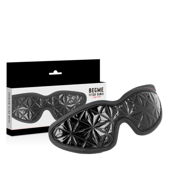 Begme – Black Edition Antifaz Elastico Con Forro DE Neopreno - Imagen 2