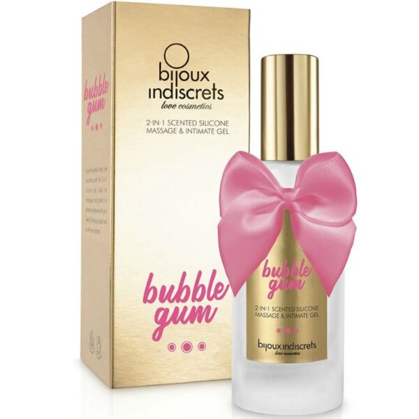 Bijoux – Bubble Gum Gel 2 En 1 Silicona Chicle DE Fresa 100 Ml - Imagen 2