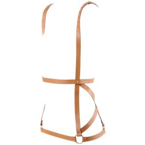 Bijoux – Indiscrets Maze Arnés Forma DE Vestido Marron