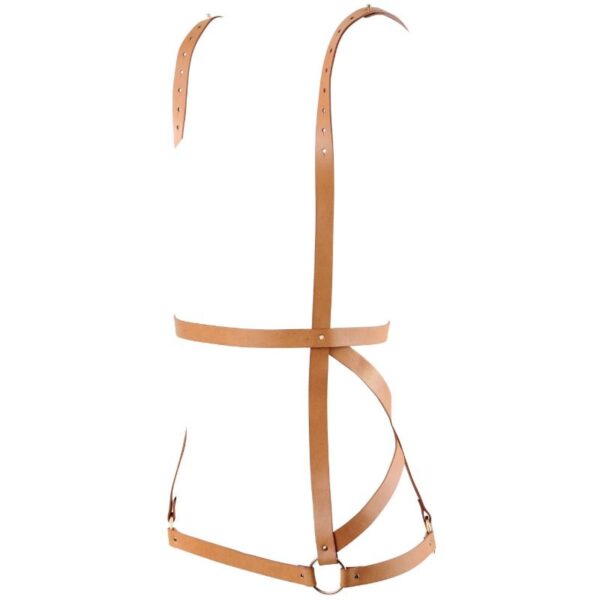 Bijoux – Indiscrets Maze Arnés Forma DE Vestido Marron