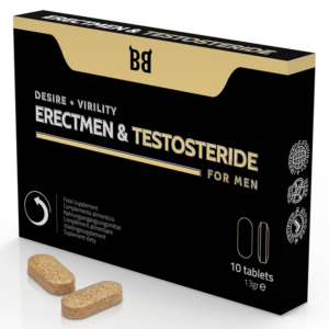 Blackbull by Spartan – Erectmen & Testosteride Potencia Y Testosterona Para Hombre 10 Cápsulas